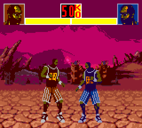 Shaq Fu - Game Gear game screenshot (1995) by Electronic Arts